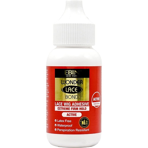 Ebin Wonder Lace Bond Lace Wig Adhesive Extreme Firm Hold Active 34ml